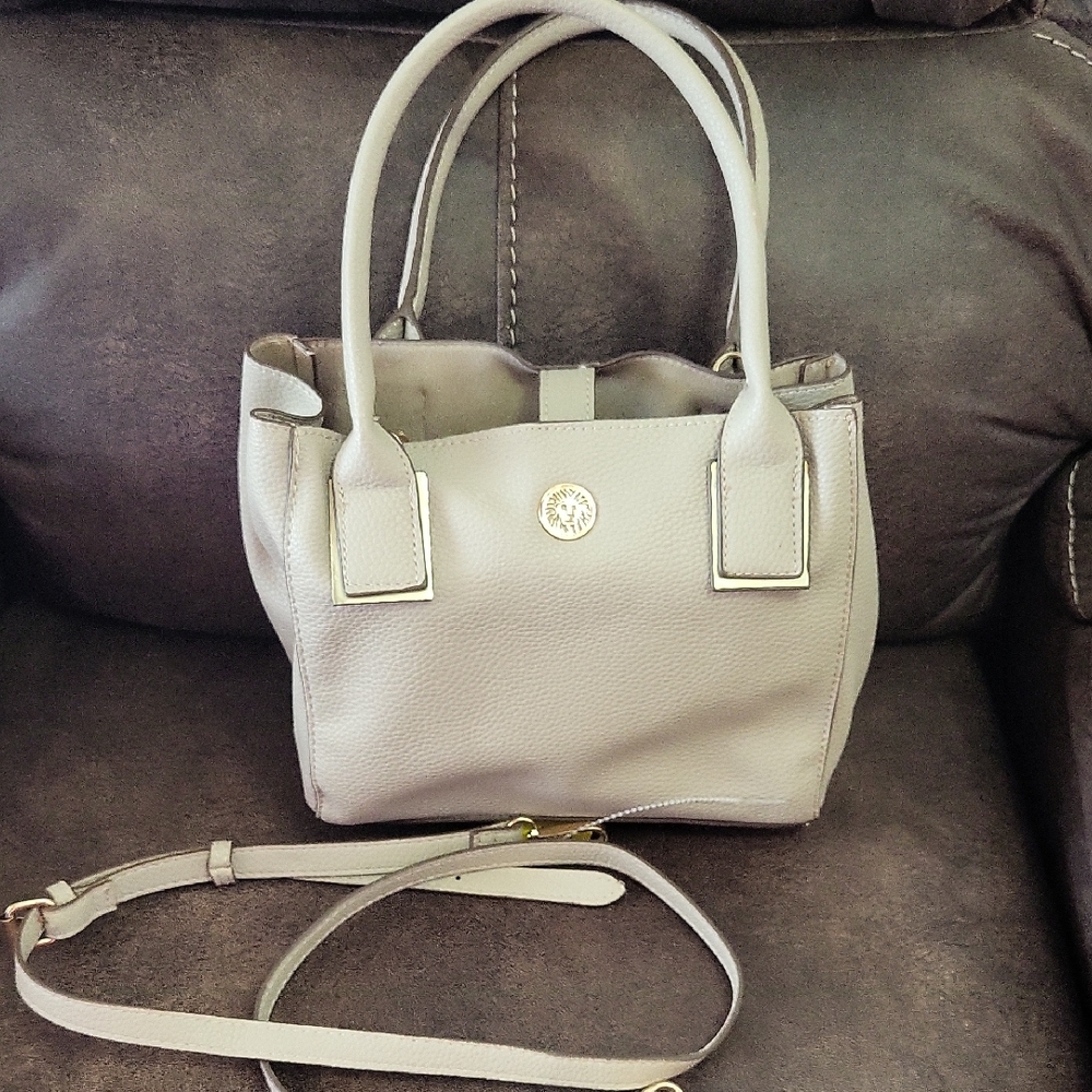 Anne Klein Light Gray Shoulder Bag